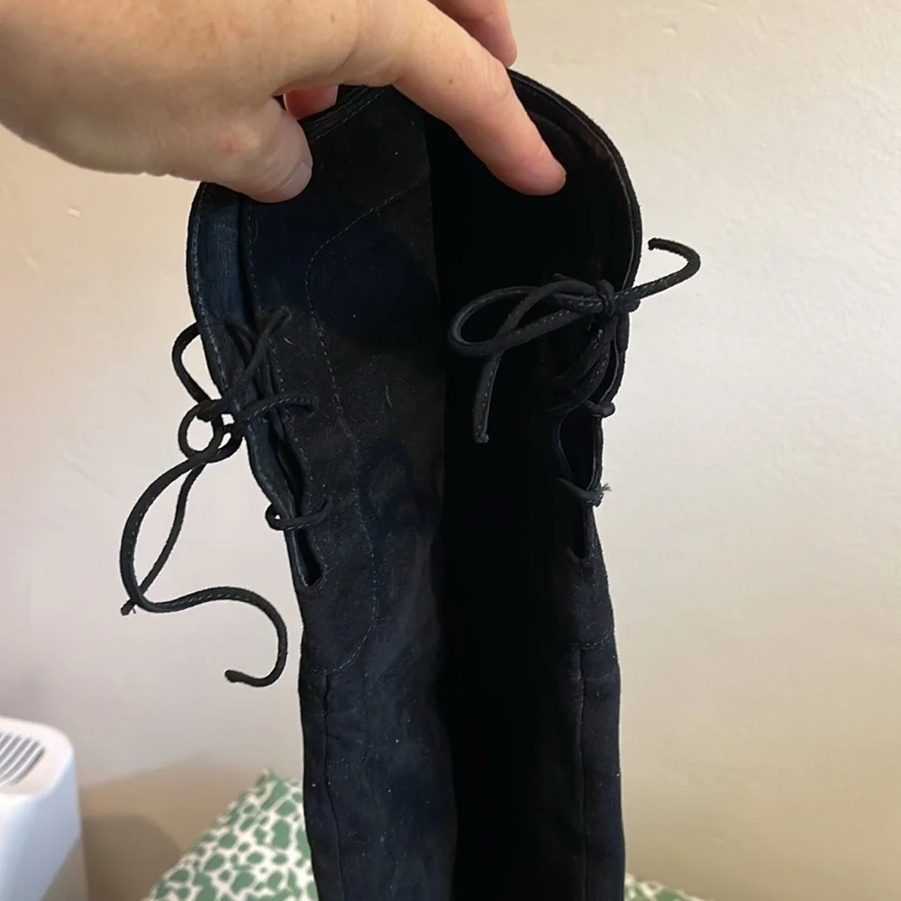 Sam Edelman Black Vesey Over the Knee Suede Boots